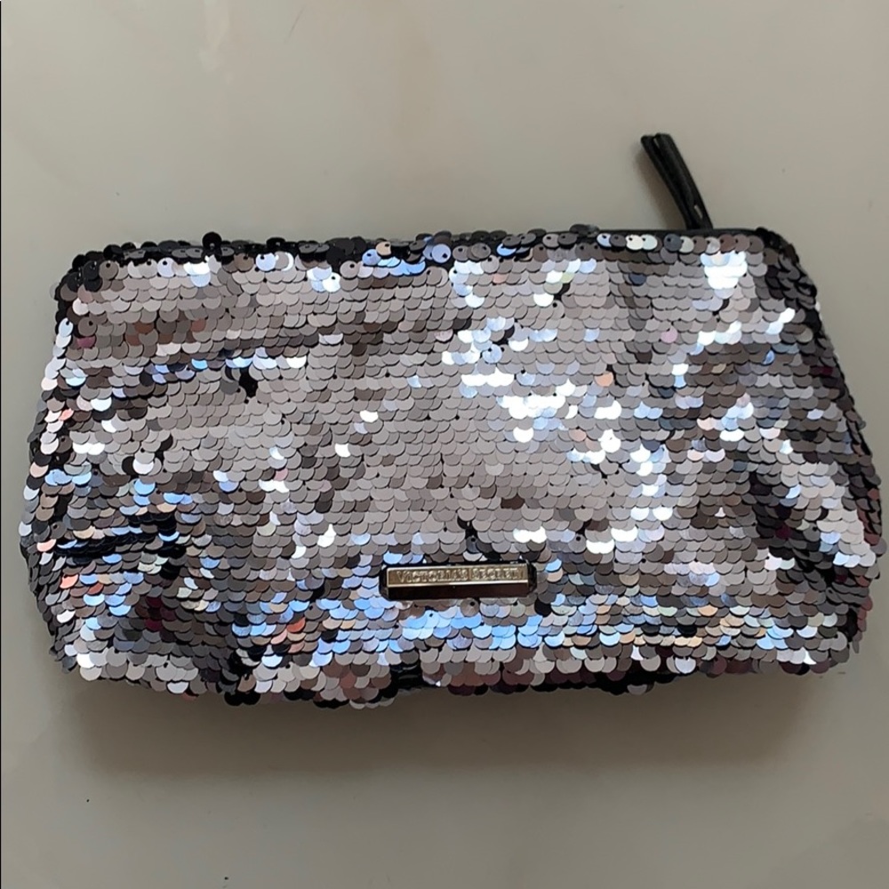 Victoria’s Secret sequin makeup bag